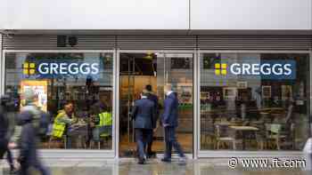 Greggs shares drop on sales slowdown