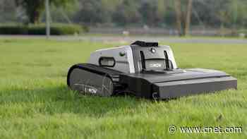 This Robot Mower Unveiled at CES Moves Like a Tank and Has Mulching Blades