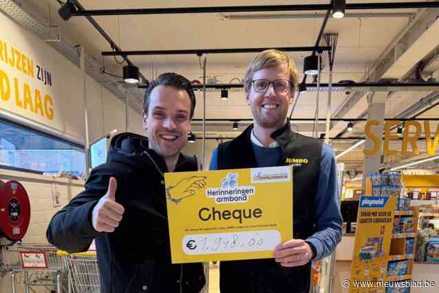 Jumbo Lauwe zamelt bijna 2.000 euro in voor onderzoek naar alzheimer