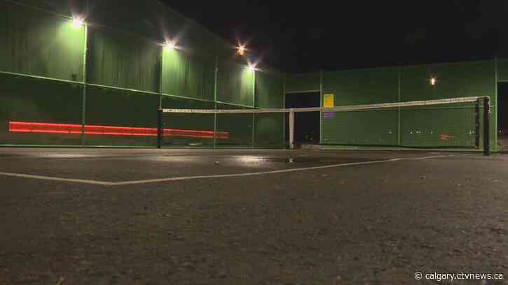 New pickleball court and public washroom opens in Calgary's East Village