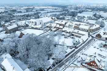 Vlaamse Ardennen bedekt met sneeuwtapijt