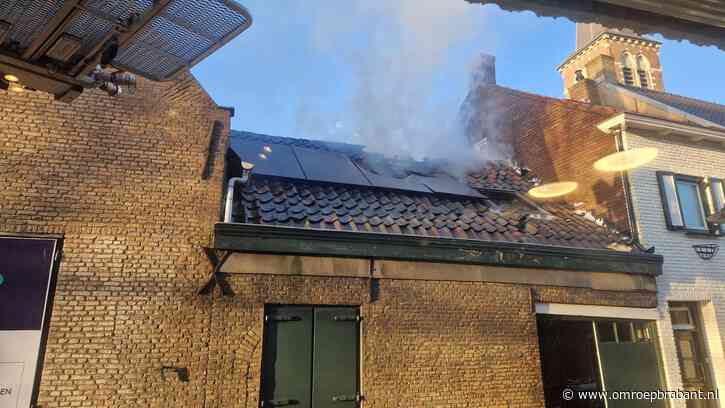 Brand op bovenverdieping van gebouw in centrum van Etten-Leur
