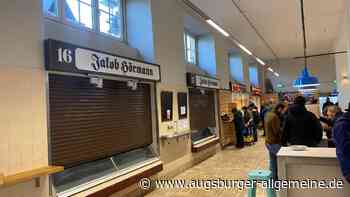 Eine weitere Metzgerei auf dem Augsburger Stadtmarkt hört auf