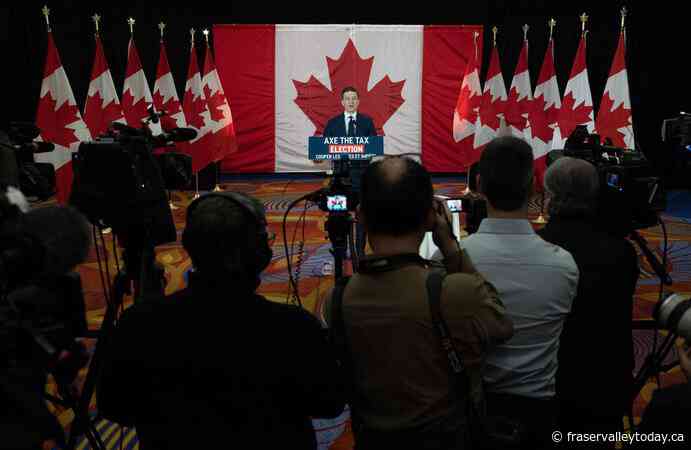 Poilievre says the next Canadian election will be about the carbon price