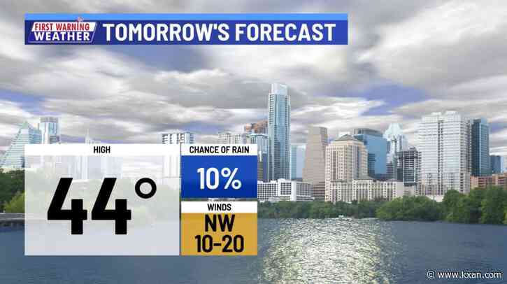 Drier Friday, but chilly and breezy