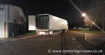 Seven people found inside cucumber lorry in Cambridgeshire
