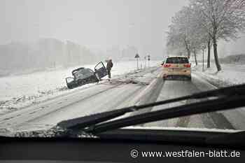 Schon mehr als 30 Glätteunfälle im Kreis Herford