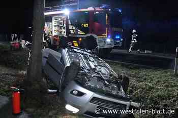 Auto überschlägt sich – Kleinkind leicht verletzt