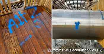 'Disgusting' vandals destroy new £1million play equipment in Erith