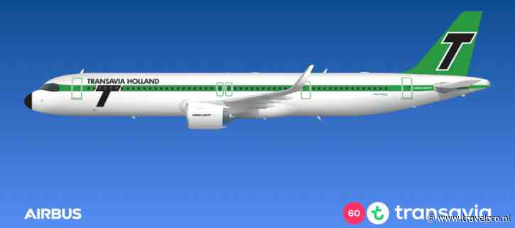 Transavia viert 60-jarig jubileum met gloednieuwe Airbus A321neo in retro-huisstijl