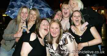Scenes of Newcastle's Bigg Night Out 20 years ago