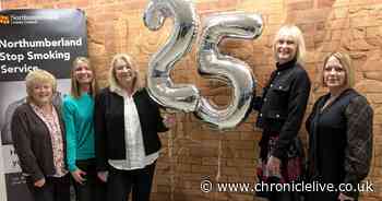 Northumberland's Stop Smoking service hailed on 25th anniversary as smoking rate falls below 10%