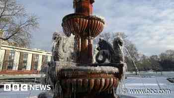 Frozen scenes across region as temperatures fall