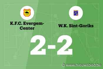 WK Sint-Goriks beëindigt reeks nederlagen in de wedstrijd tegen KFC Evergem Center B