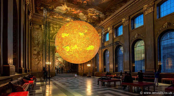 A seven-metre Solar Sculpture will light up Greenwich’s Painted Hall