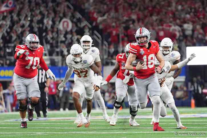 Ohio State punctuates CFP win 28-14 over Texas on Sawyer's big defensive play