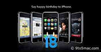 Apple announced the original iPhone 18 years ago today