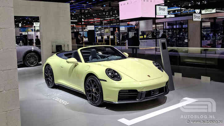 Porsche geeft het goede voorbeeld met deze 992.2 Cabrio