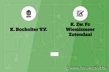 Wedstrijd tussen Bocholt B en Wiemismeer afgelast
