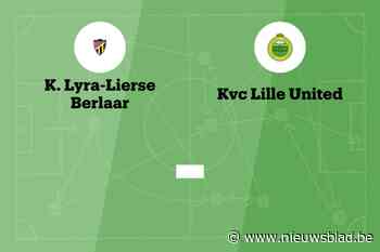 Wedstrijd tussen Lyra-Lierse en Lille United afgelast