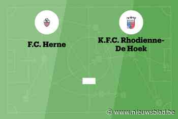 Wedstrijd tussen Herne B en Rode-de-Hoek B afgelast