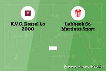 Wedstrijd tussen Kessel-Lo 2000 B en SMS Lubbeek B afgelast