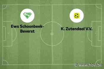 Wedstrijd tussen Schoonbeek-Beverst B en Zutendaal VV B afgelast