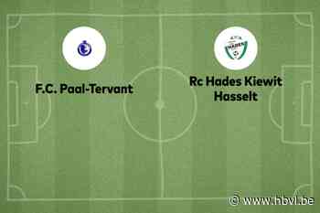 Wedstrijd tussen Paal-Tervant B en Hades B afgelast