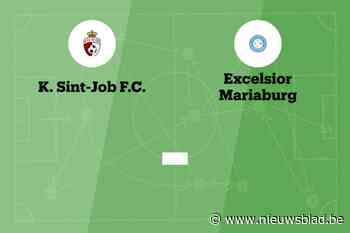 Wedstrijd tussen Sint-Job B en Exc. Mariaburg B afgelast