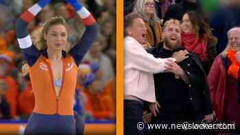 Jutta Leerdam opnieuw Europees kampioen: Jake Paul moedigt aan langs de zijlijn