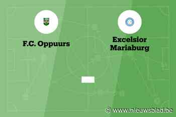 Wedstrijd tussen Oppuurs en Excelsior Mariaburg afgelast