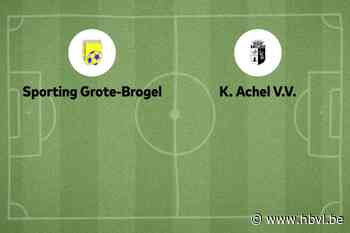 Wedstrijd tussen Grote Brogel en Achel VV B afgelast