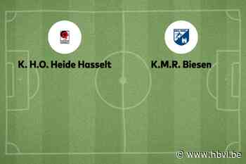 Wedstrijd tussen HO Heide en KMR Biesen afgelast