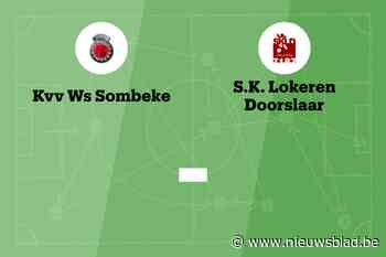 Wedstrijd tussen WS Sombeke en SKL Doorslaar B afgelast