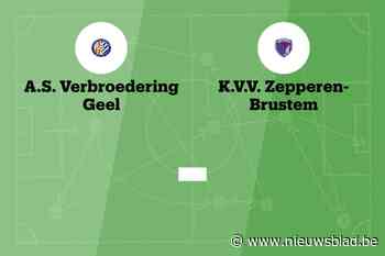 Wedstrijd tussen ASV Geel en Zepperen-Brustem afgelast