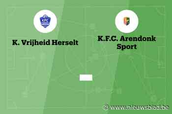 Wedstrijd tussen Herselt en Arendonk afgelast