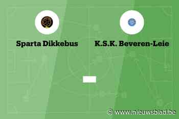Wedstrijd tussen Sparta Dikkebus en SK Beveren-Leie afgelast
