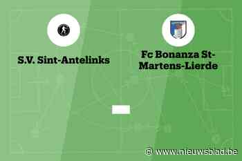 Wedstrijd tussen SV Sint-Antelinks B en FC Bonanza afgelast