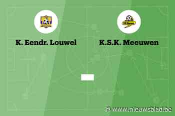 Wedstrijd tussen Louwel en Meeuwen B afgelast