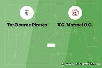 Wedstrijd tussen TOR Deurne Pirates B en Mortsel OG B afgelast