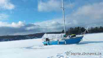 Lone sailor trapped in Georgian Bay ice sparks concern in penetanguishene