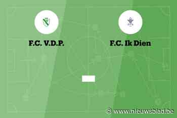 Wedstrijd tussen F.C. V.D.P. en Ik Dien afgelast