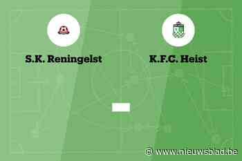 Wedstrijd tussen SK Reningelst en FC Heist afgelast