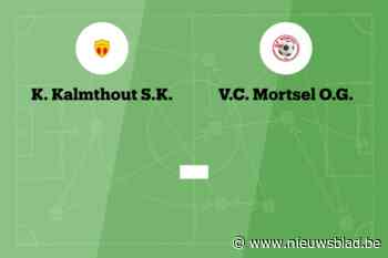 Wedstrijd tussen Kalmthout en Mortsel OG afgelast