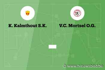 Wedstrijd tussen Kalmthout en Mortsel OG afgelast