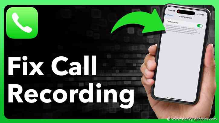 iPhone Call Recording Not Working? Here’s the Fix
