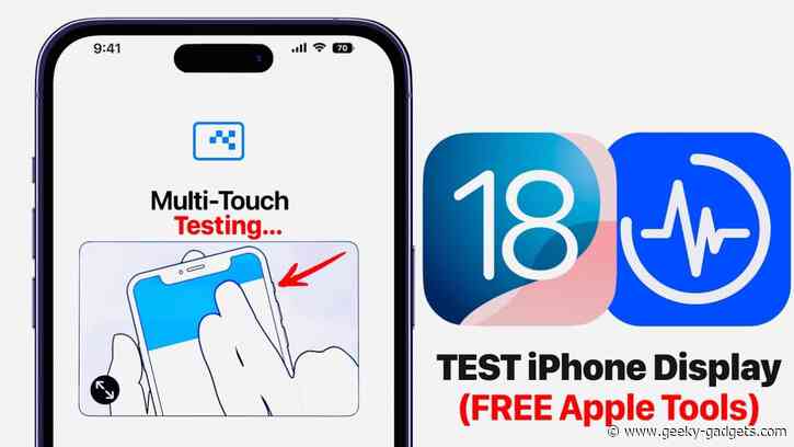 FREE Apple Tool Detects iPhone Display Problems