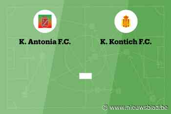 Wedstrijd tussen Antonia en Kontich afgelast