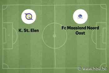 Wedstrijd tussen St. Elen en Maasland NO afgelast