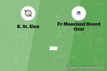Wedstrijd tussen St. Elen en Maasland NO afgelast